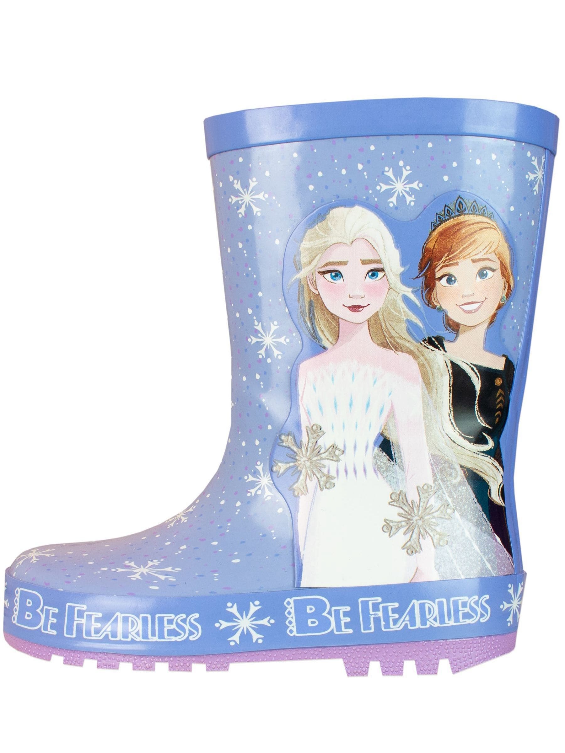 Character Blue Frozen Printed Wellies image 2