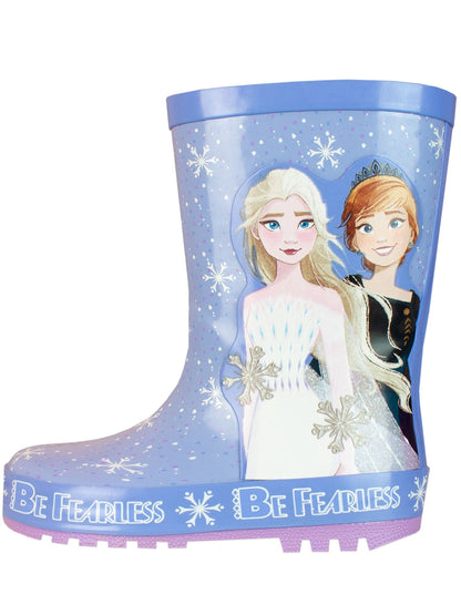 Character Blue Frozen Printed Wellies image 2