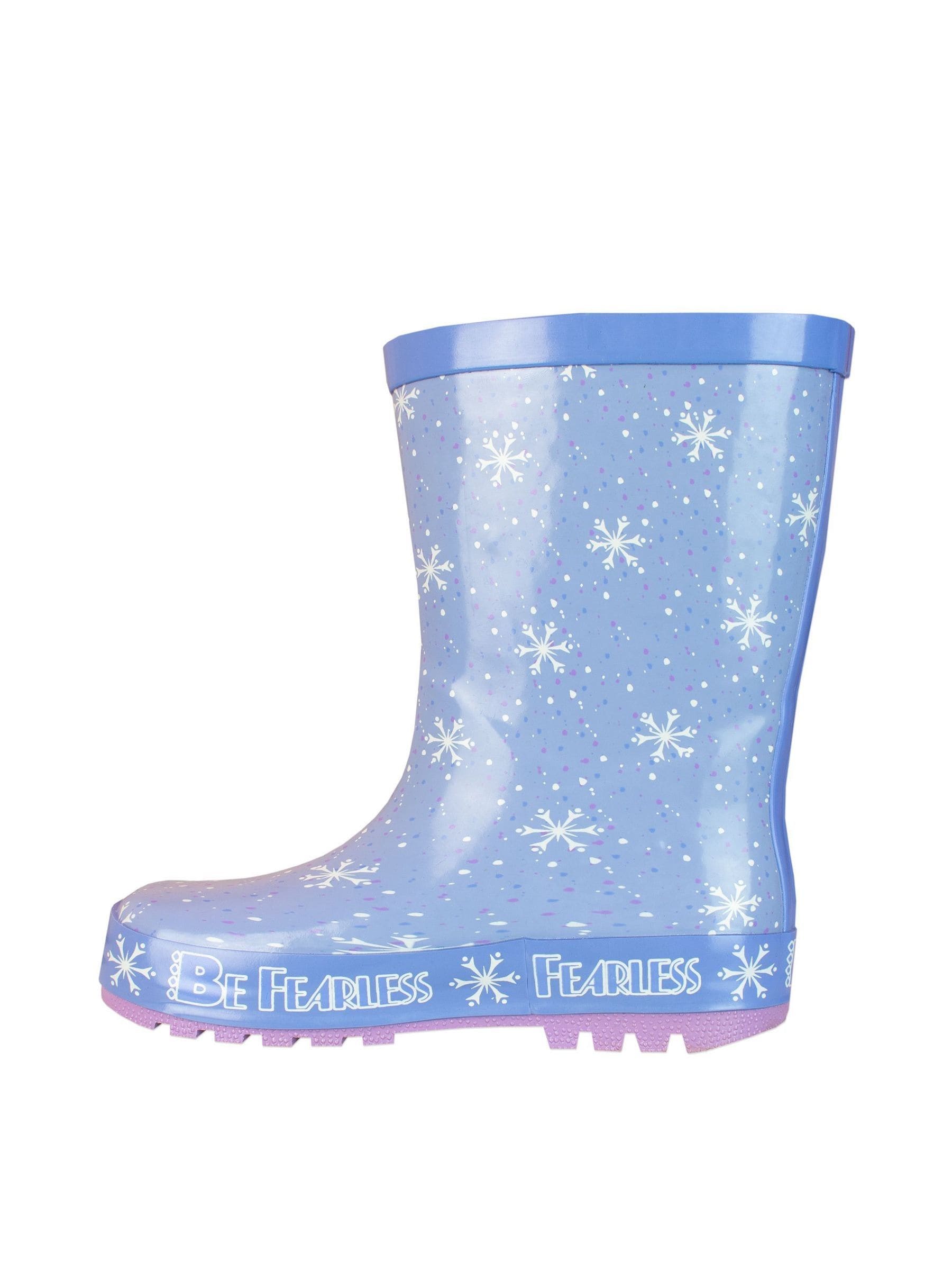 Character Blue Frozen Printed Wellies image 3