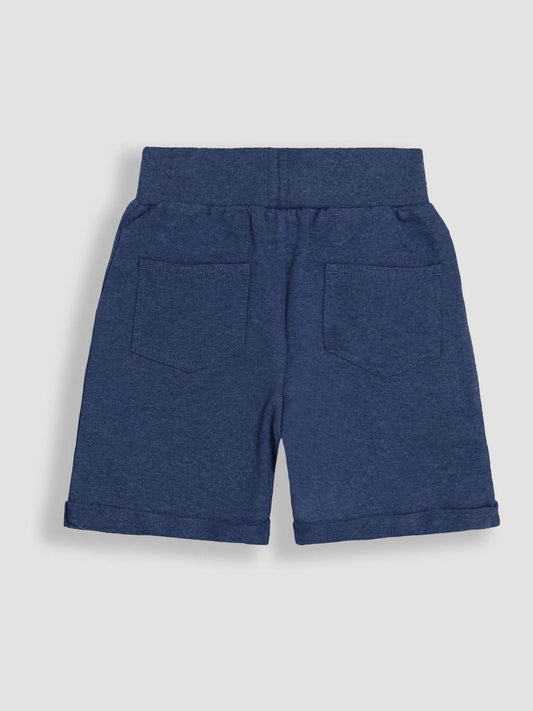 JoJo Maman Bébé Navy Blue & Royal Blue 2-Pack Jogger Shorts image 2