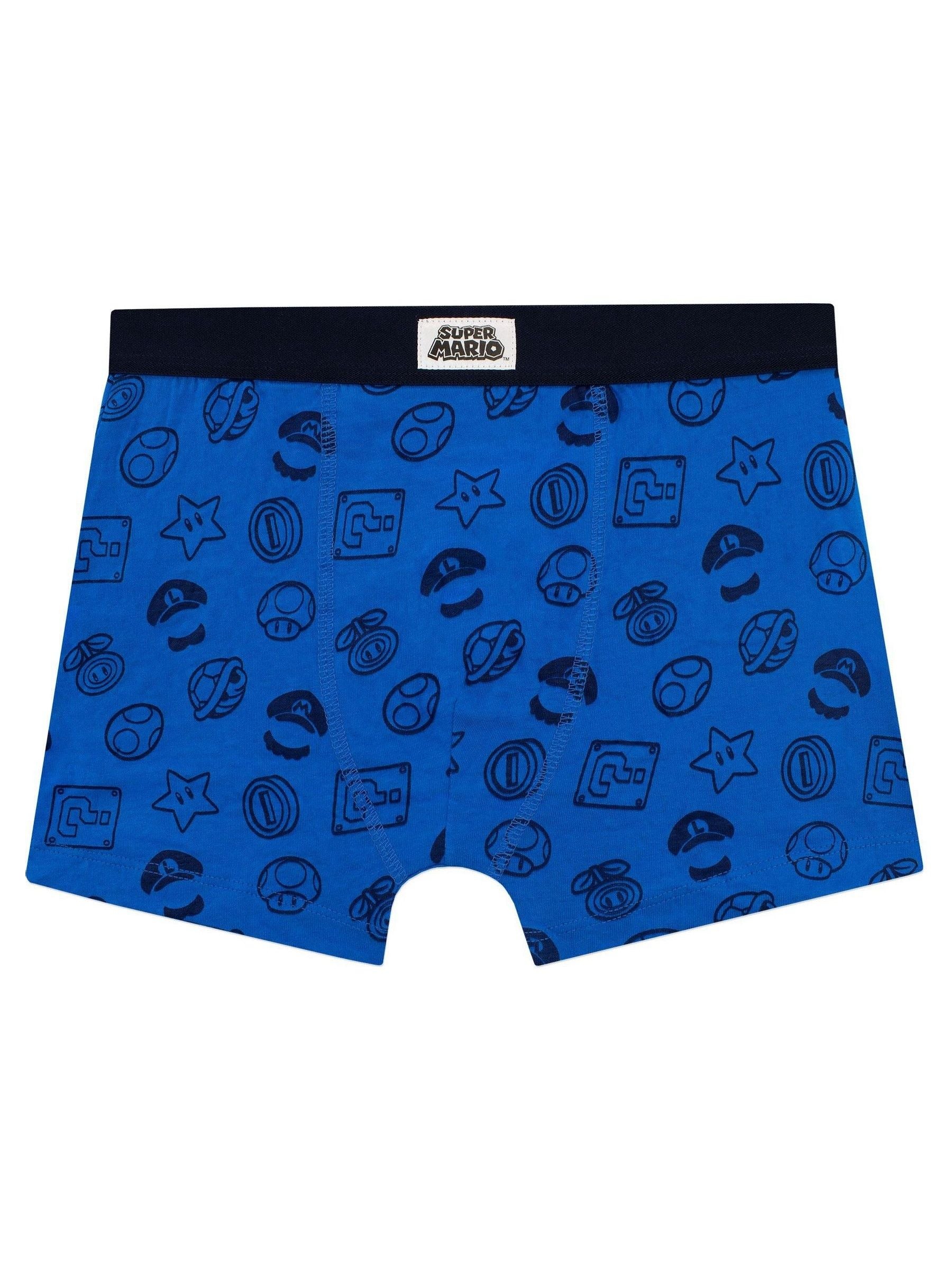 Dsiney Kidz - Character Multi Kids Super Mario 100% Cotton Underwear Multipack 5 Pack image 5
