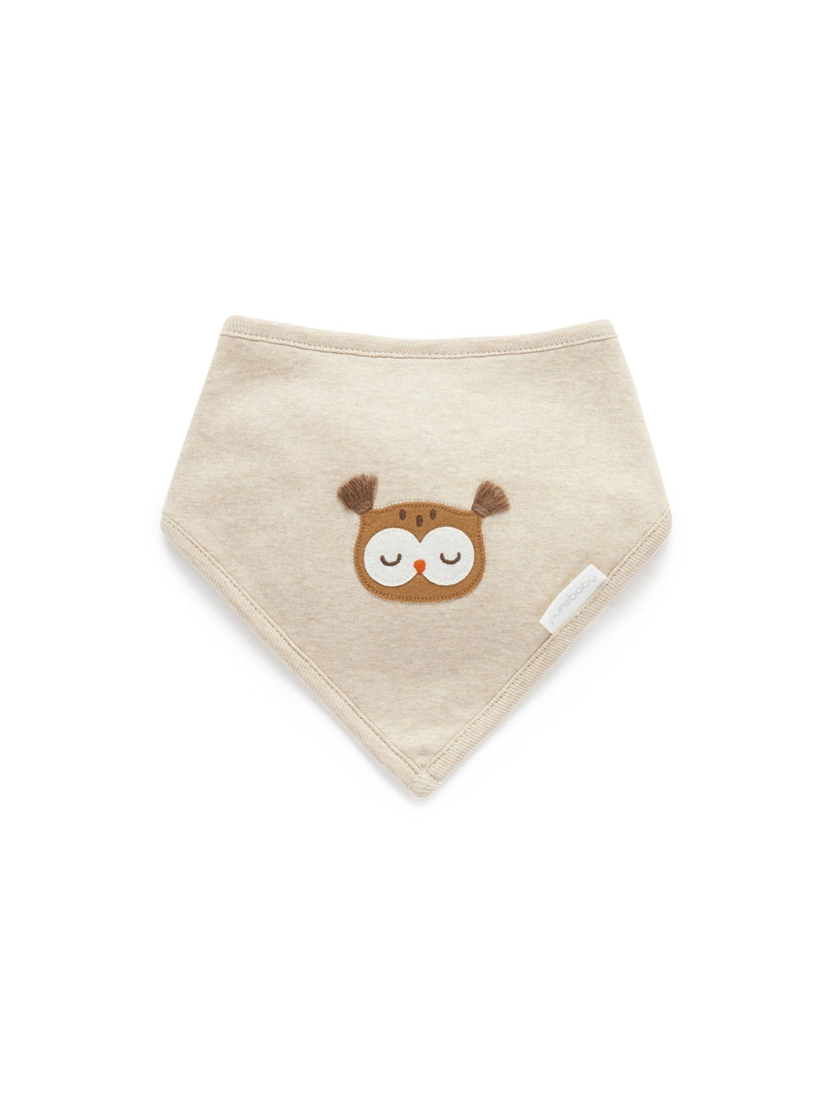 Purebaby Natural Thick Footed Two-Way Zip Sleepsuit & Bib Set - image 6