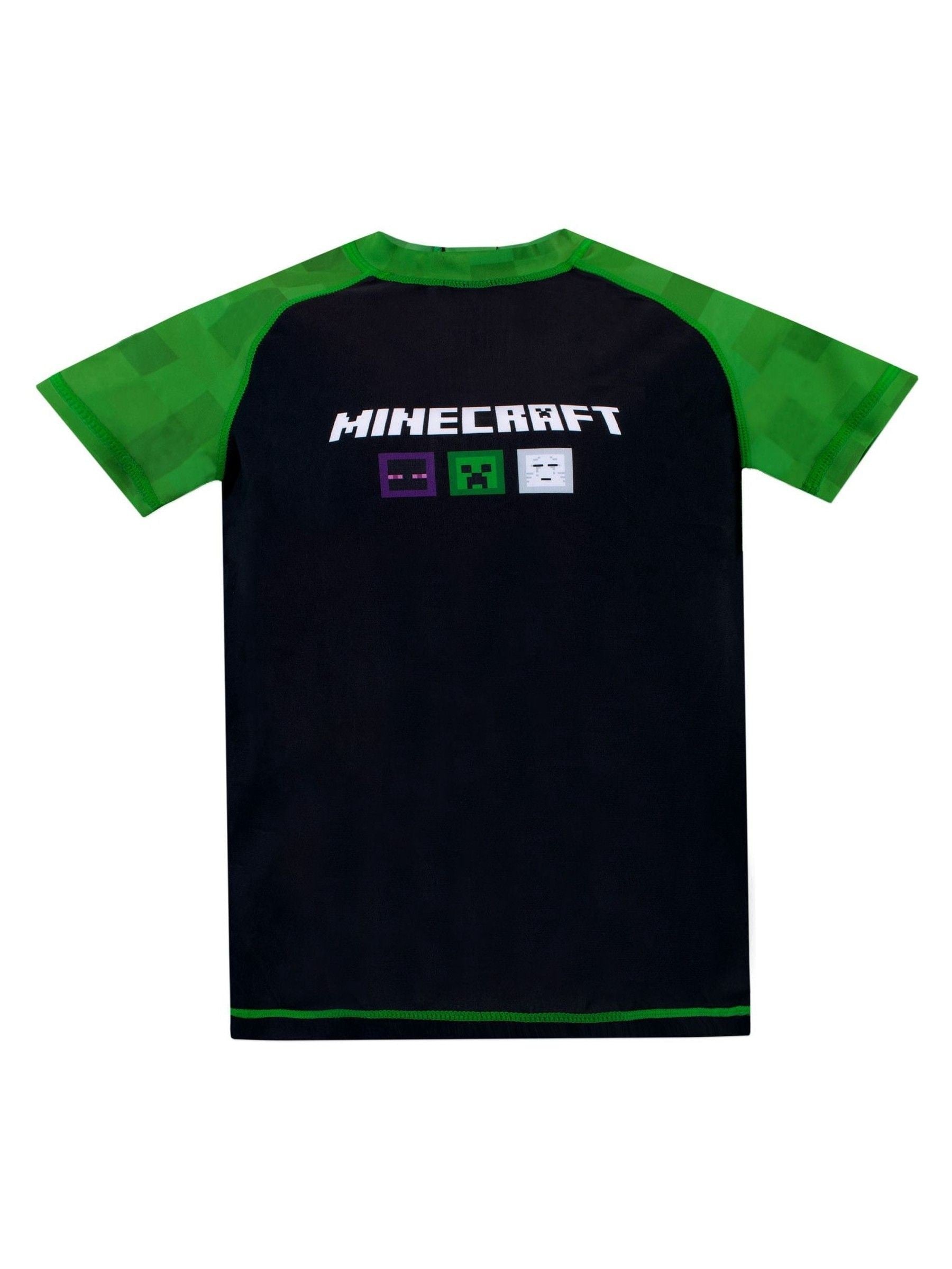 Dsiney Kidz - Character Black/Green Minecraft 2 Piece Top & Shorts Set image 2