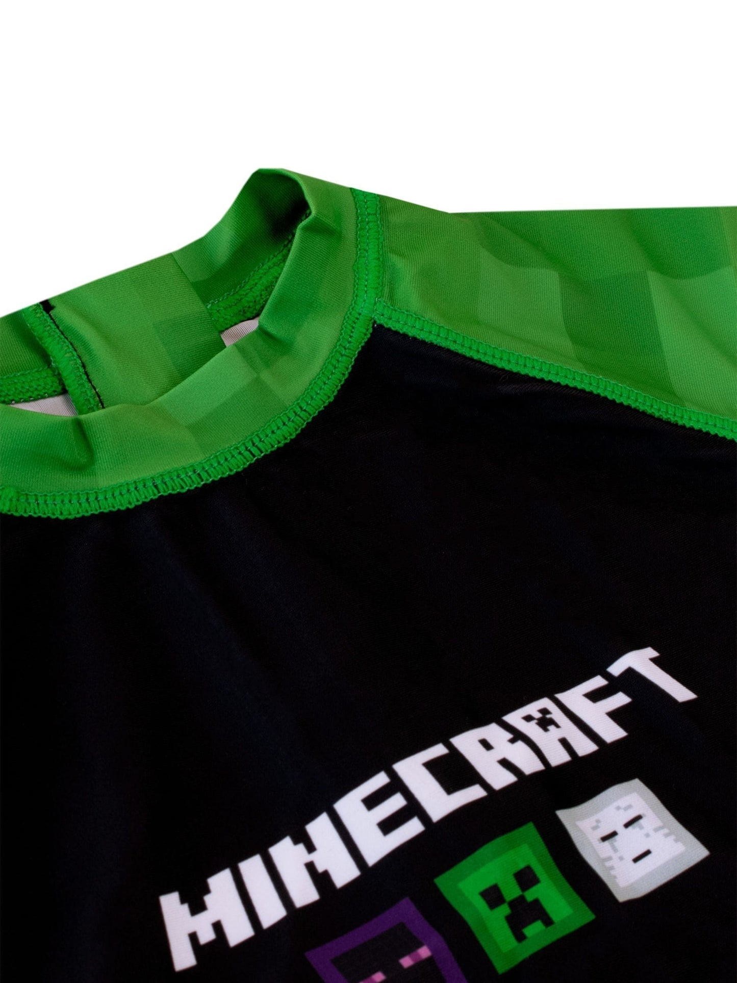 Dsiney Kidz - Character Black/Green Minecraft 2 Piece Top & Shorts Set image 5