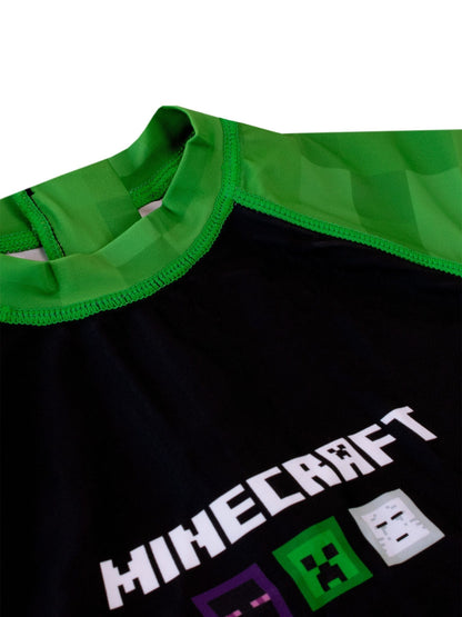 Dsiney Kidz - Character Black/Green Minecraft 2 Piece Top & Shorts Set image 5