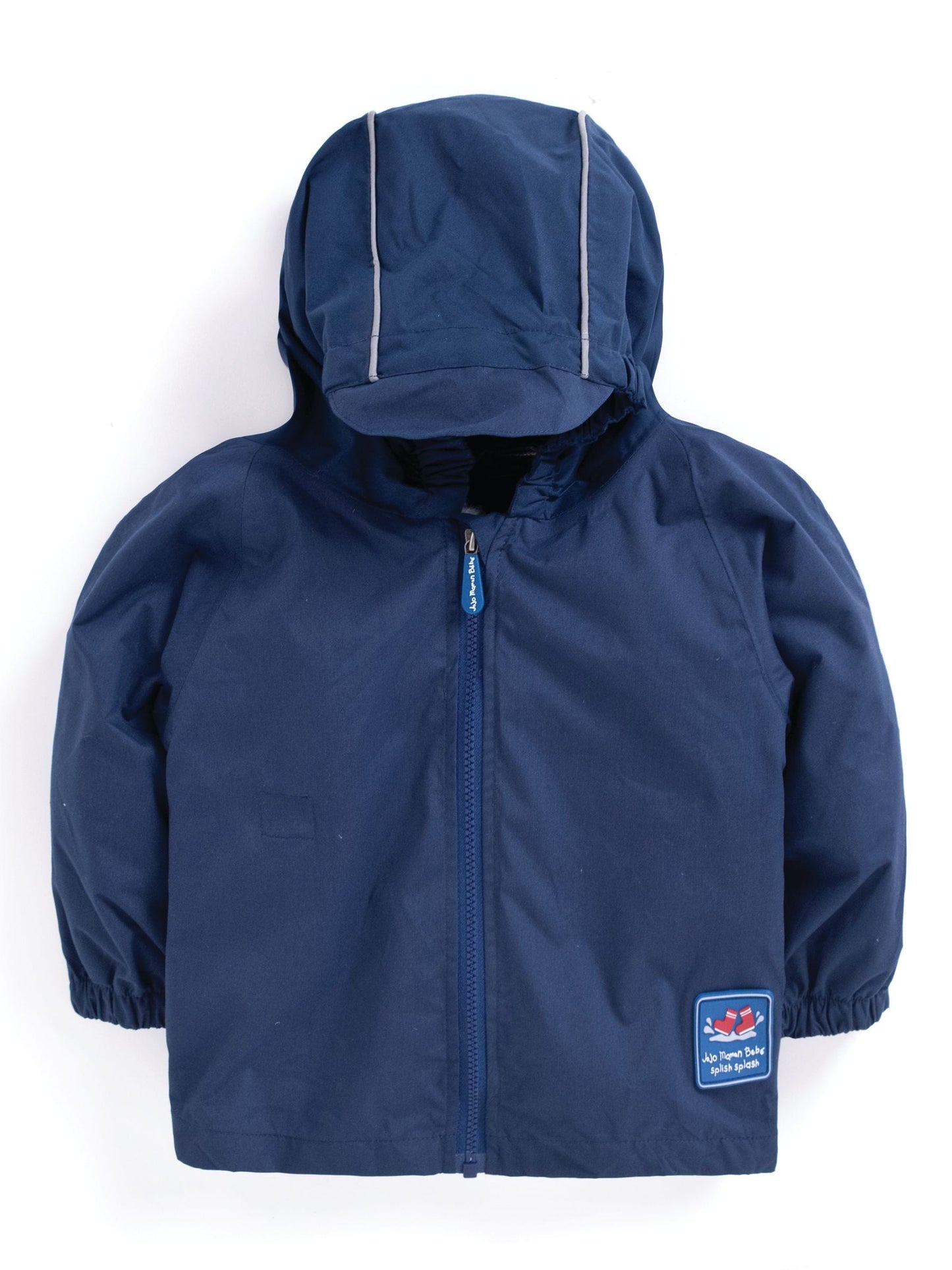 Dsiney Kidz - JoJo Maman Bébé Navy Blue Pack-Away Rain Jacket image 3