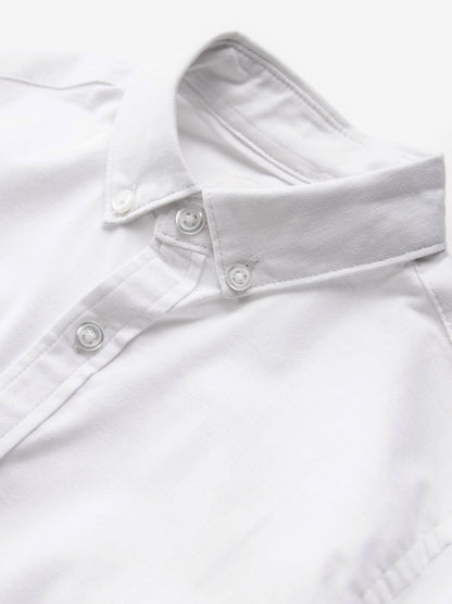 Dsiney Kidz - White Plain Single Oxford Shirt (3-16yrs) image 6
