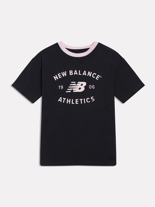 Dsiney Kidz - New Balance Black Athletics Varsity Graphic T-Shirt image 1