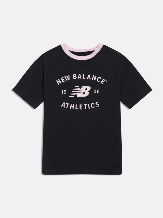 Dsiney Kidz - New Balance Black Athletics Varsity Graphic T-Shirt image 1