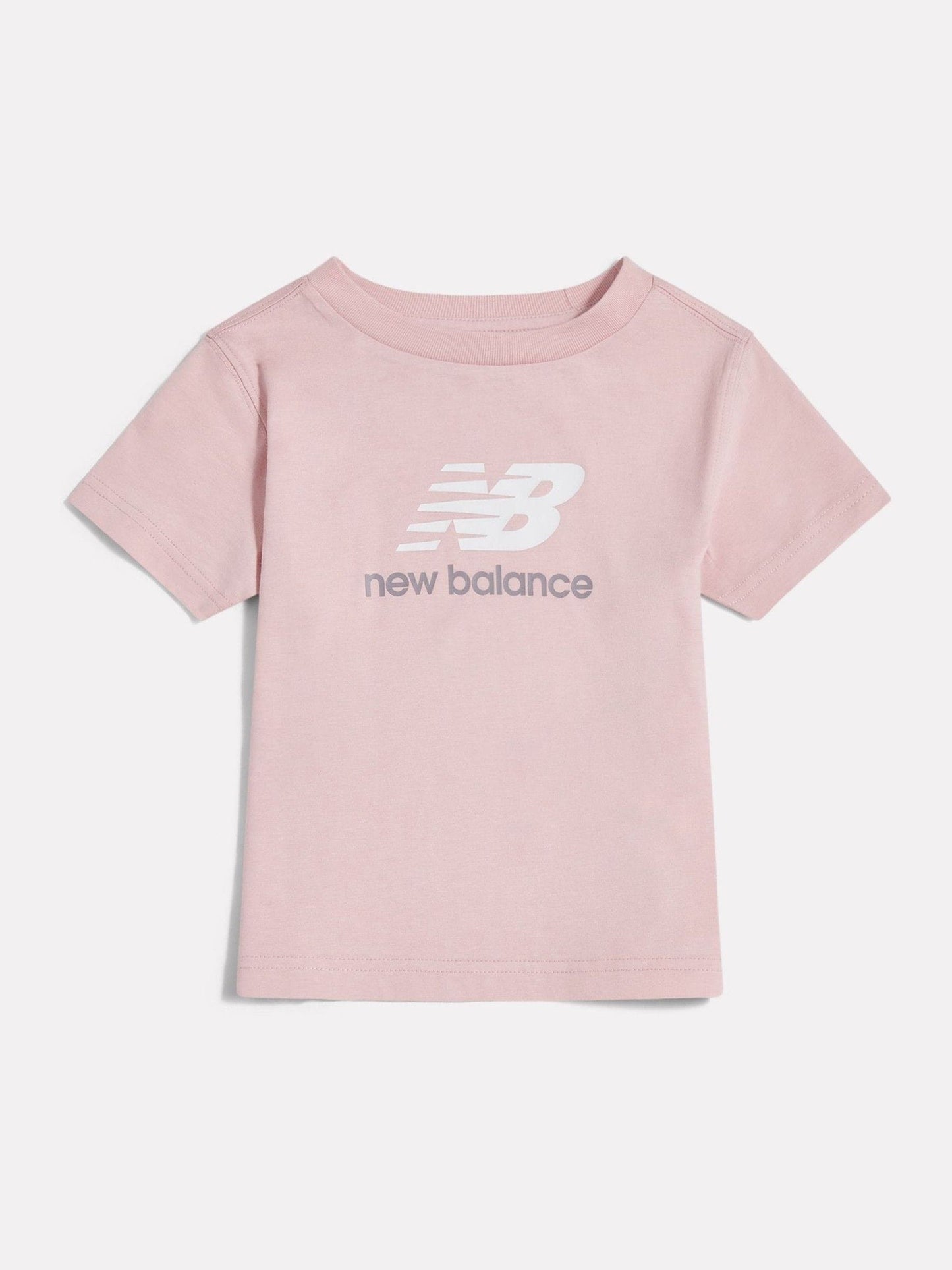 Dsiney Kidz - New Balance Pink Girls Stacked Logo T-Shirt image 1