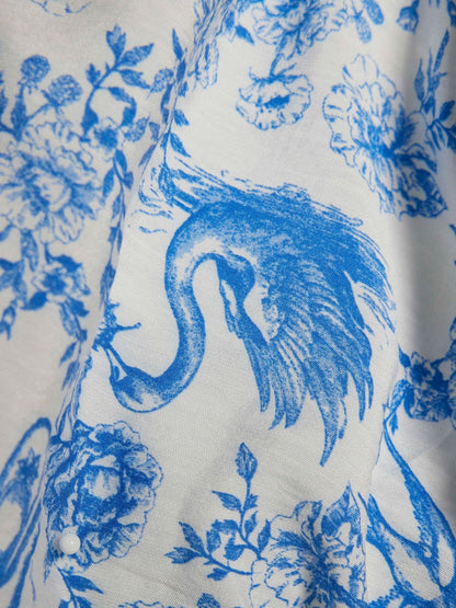 Dsiney Kidz - River Island Blue Santorini Puff Sleeve Top image 2