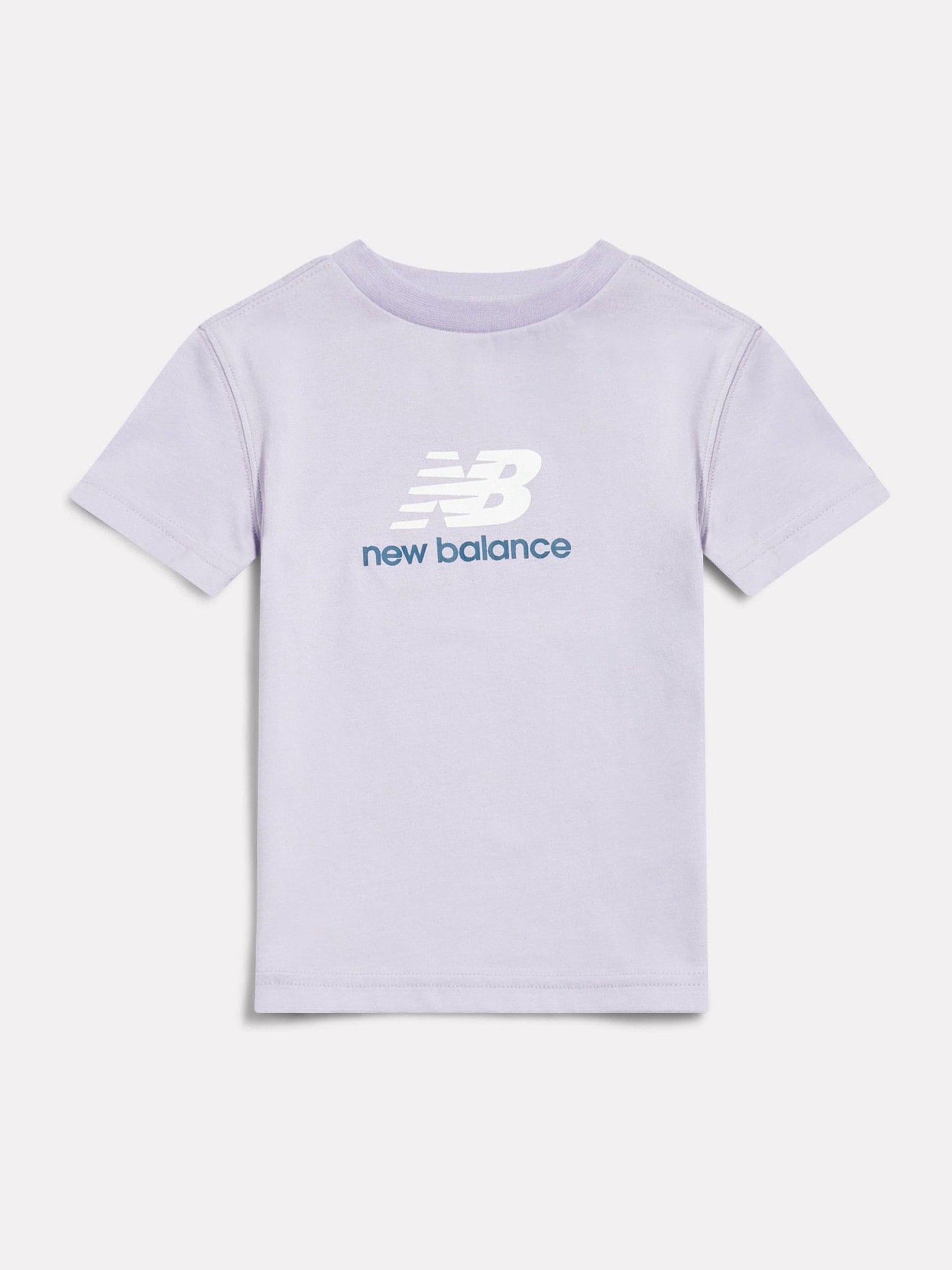 Dsiney Kidz - New Balance Purple Girls Stacked Logo T-Shirt image 1