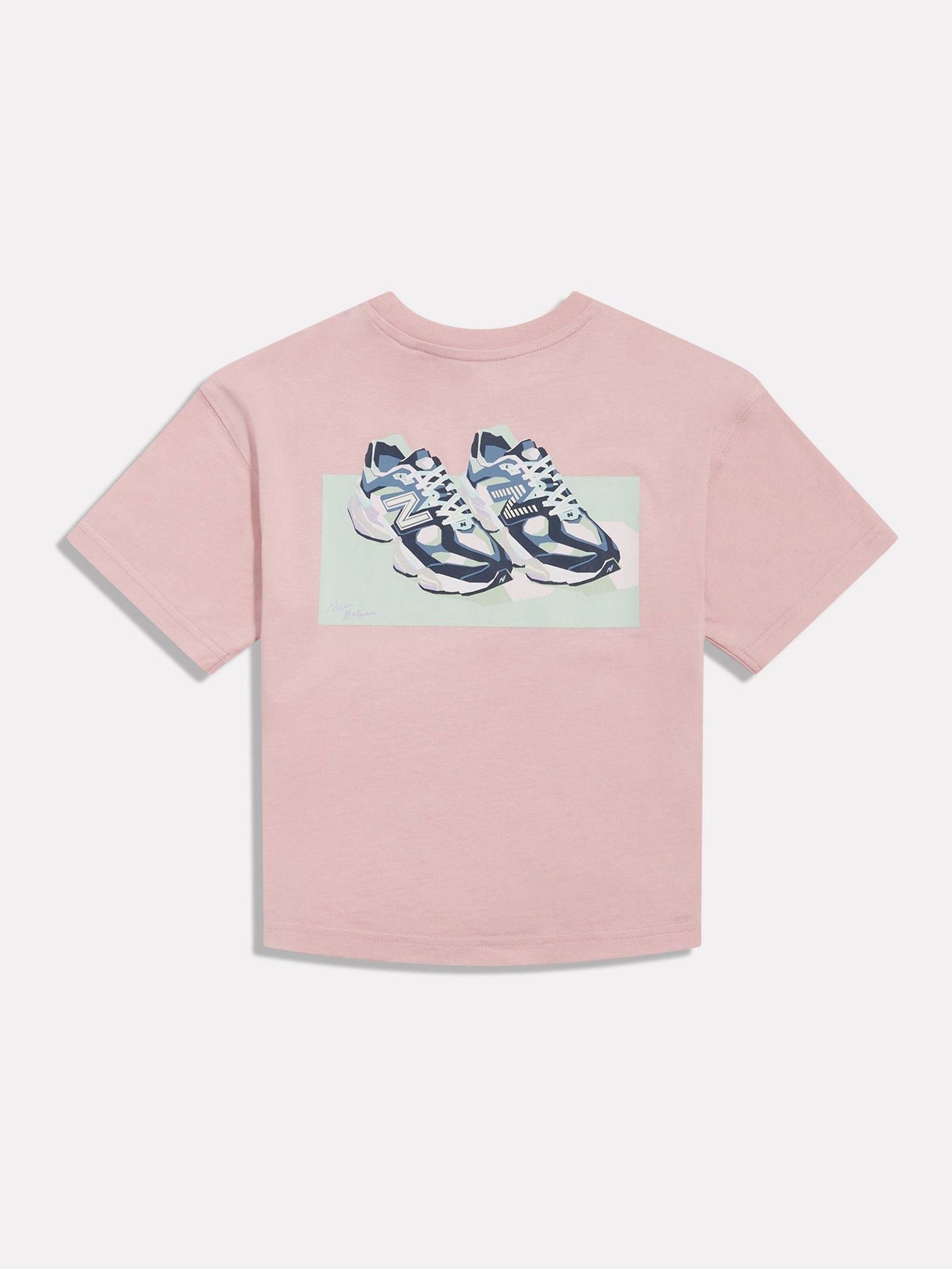 Dsiney Kidz - New Balance Pink 9060 Graphic T-Shirt image 1