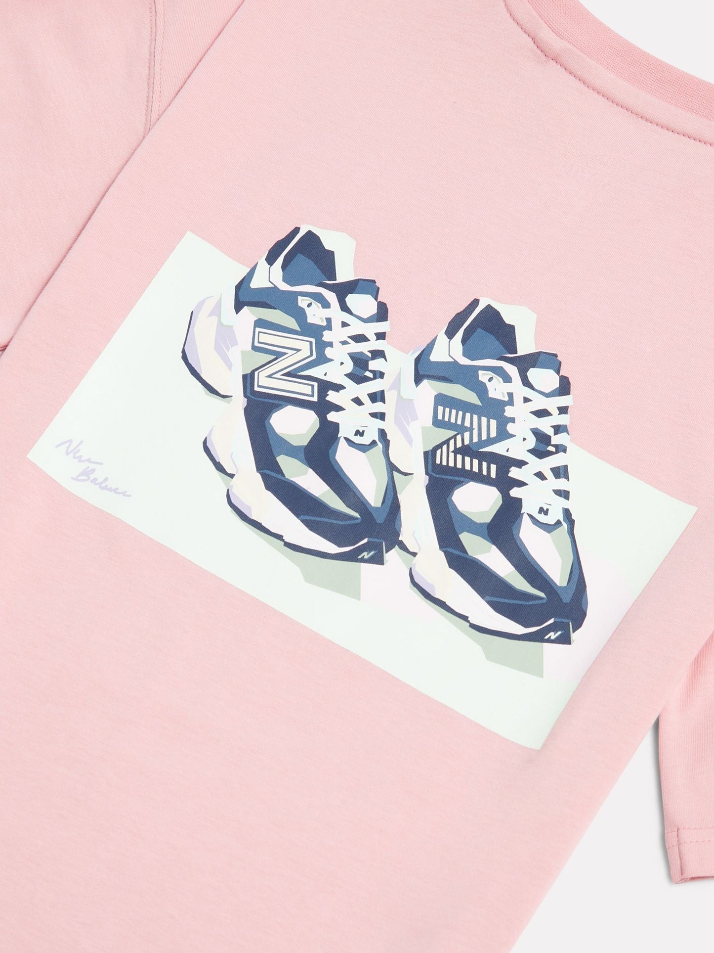 Dsiney Kidz - New Balance Pink 9060 Graphic T-Shirt image 3