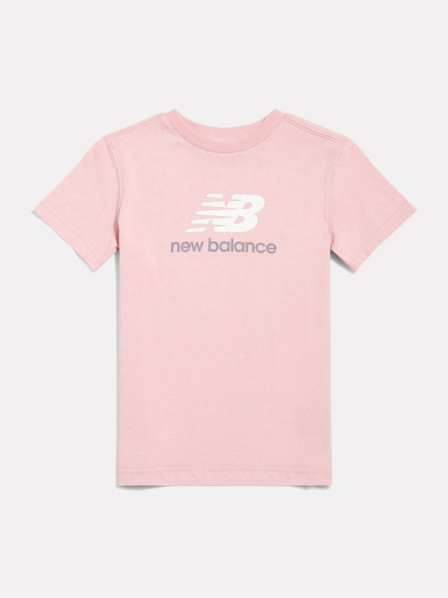 Dsiney Kidz - New Balance Pink Girls Stacked Logo T-Shirt image 1