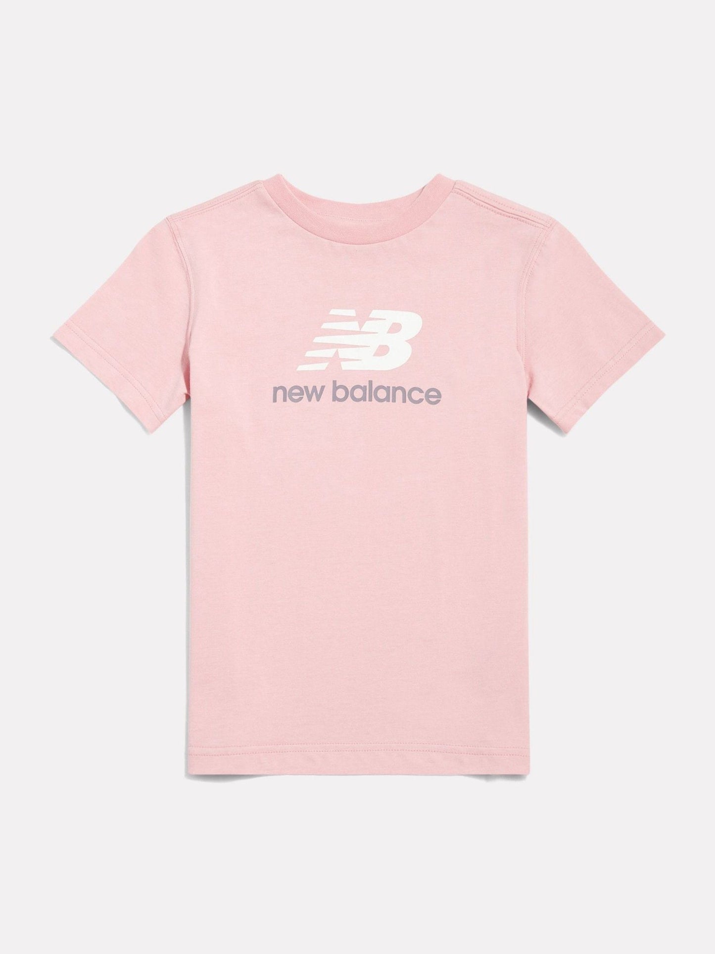 Dsiney Kidz - New Balance Pink Girls Stacked Logo T-Shirt image 1