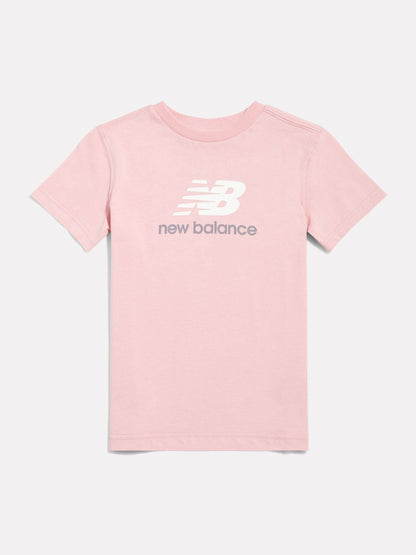 Dsiney Kidz - New Balance Pink Girls Stacked Logo T-Shirt image 1