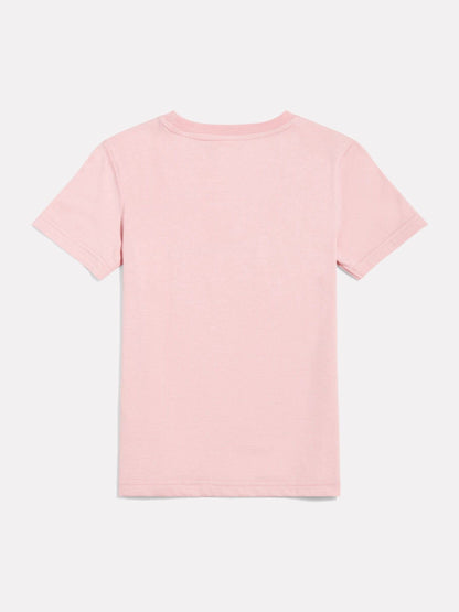 Dsiney Kidz - New Balance Pink Girls Stacked Logo T-Shirt image 2