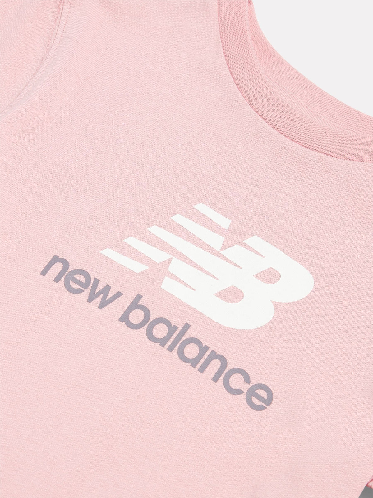Dsiney Kidz - New Balance Pink Girls Stacked Logo T-Shirt image 3