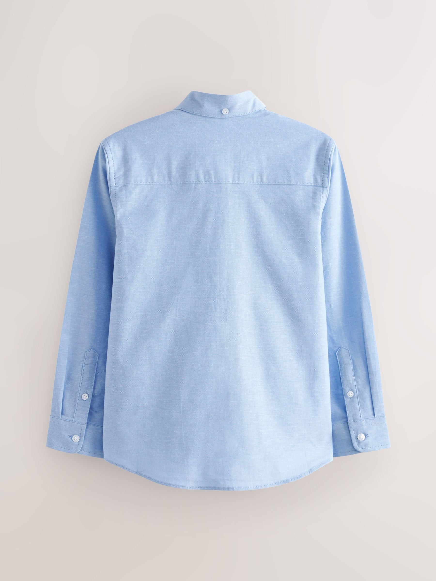 Dsiney Kidz - Blue Plain Single Oxford Shirt (3-16yrs) image 4