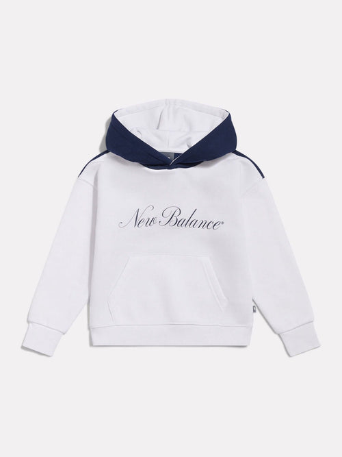 Dsiney Kidz - New Balance White Academy Crest Hoodie image 1