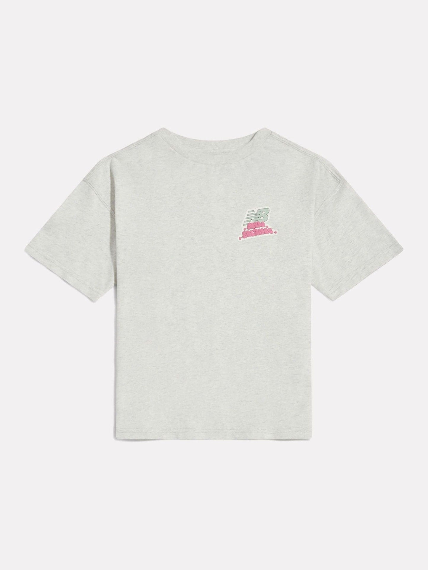 Dsiney Kidz - New Balance Grey Sticker Pack Graphic T-Shirt image 1
