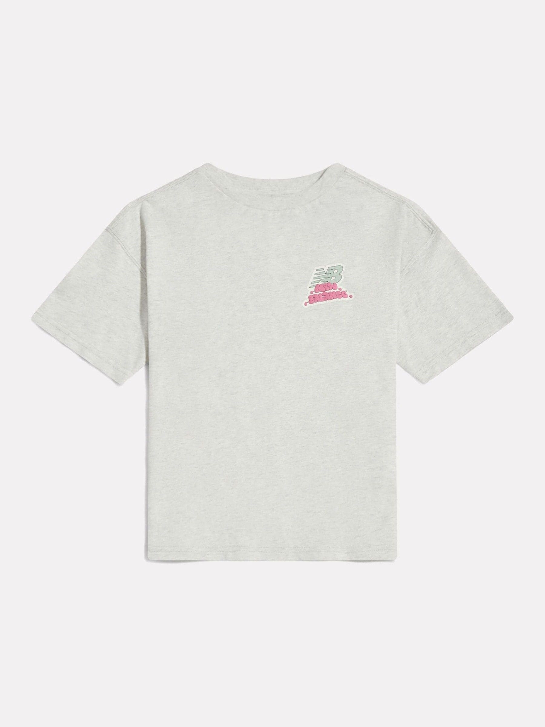 Dsiney Kidz - New Balance Grey Sticker Pack Graphic T-Shirt image 1