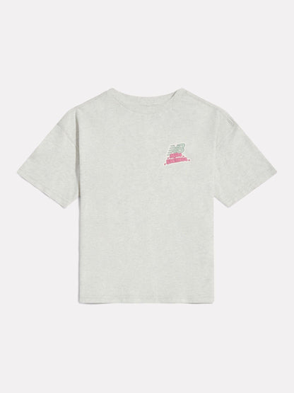 Dsiney Kidz - New Balance Grey Sticker Pack Graphic T-Shirt image 1