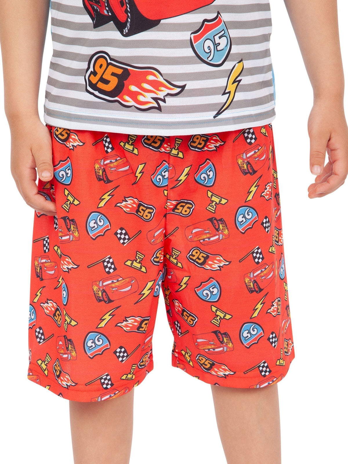 Character Grey/Orange Cars Short Pyjamas - image 3