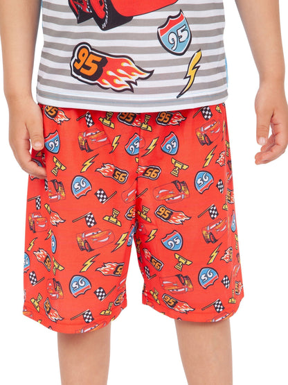 Character Grey/Orange Cars Short Pyjamas - image 3