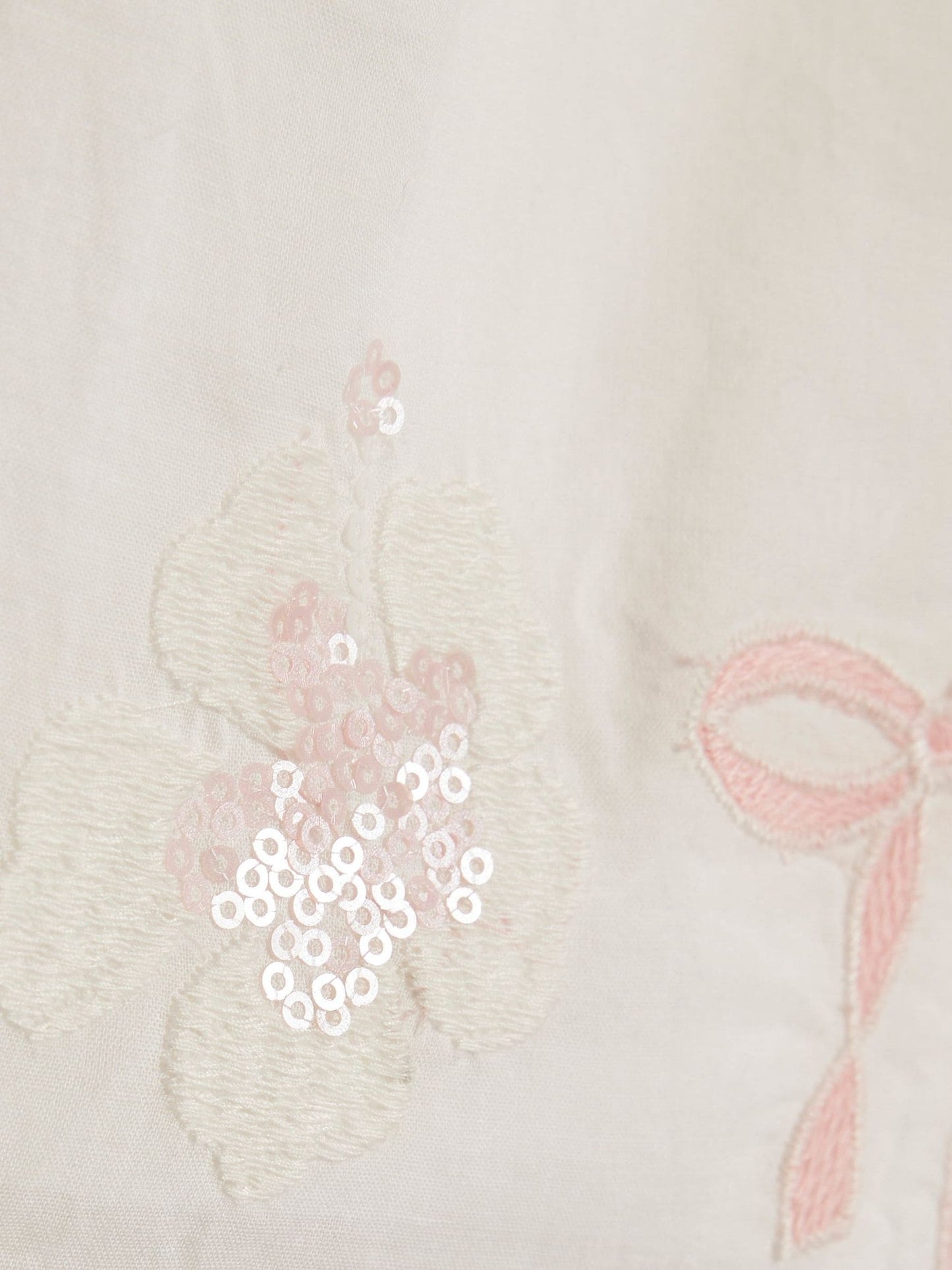 Dsiney Kidz - River Island White Embelished Hanky Hem Top & Skirt Set image 5