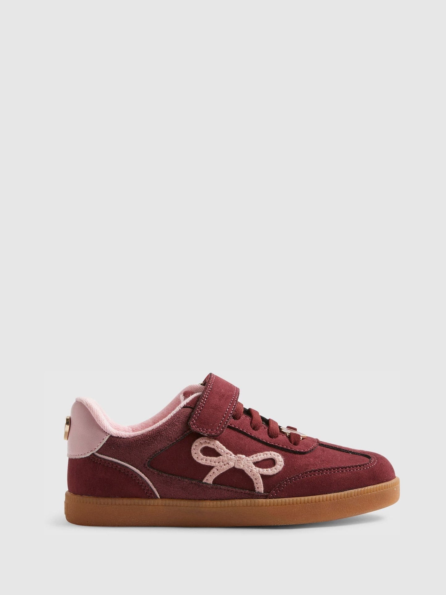 River Island Red Bow Strap Trainers image 1