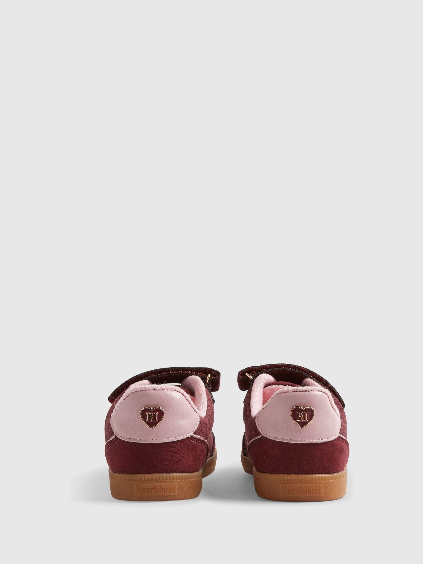River Island Red Bow Strap Trainers image 4