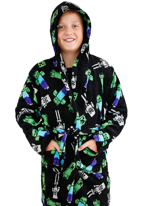Dsiney Kidz - Character Green Minecraft Dressing Gown image 1