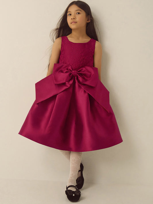Monsoon Pink Juno Lace Bodice Party Dress - image 1