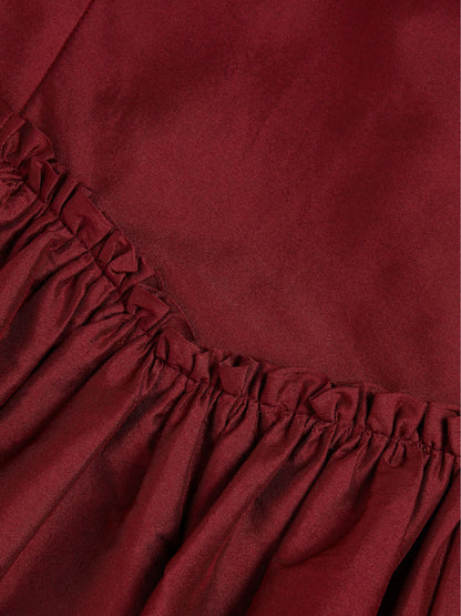 Dsiney Kidz - Monsoon Red Ohio Taffeta Prom Dress image 4