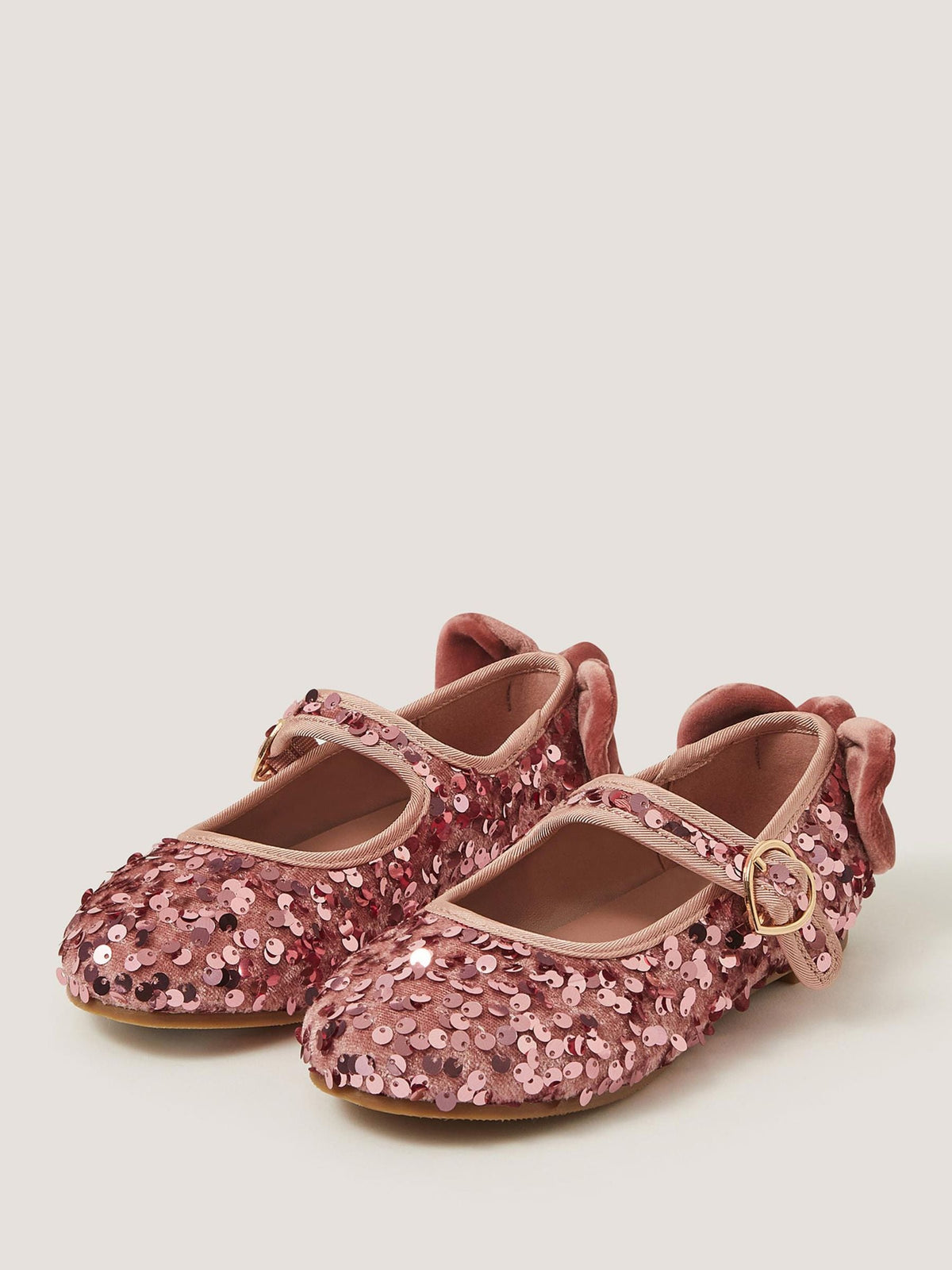 Dsiney Kidz - Monsoon Pink Sequin Mary Jane Ballet Flats image 1