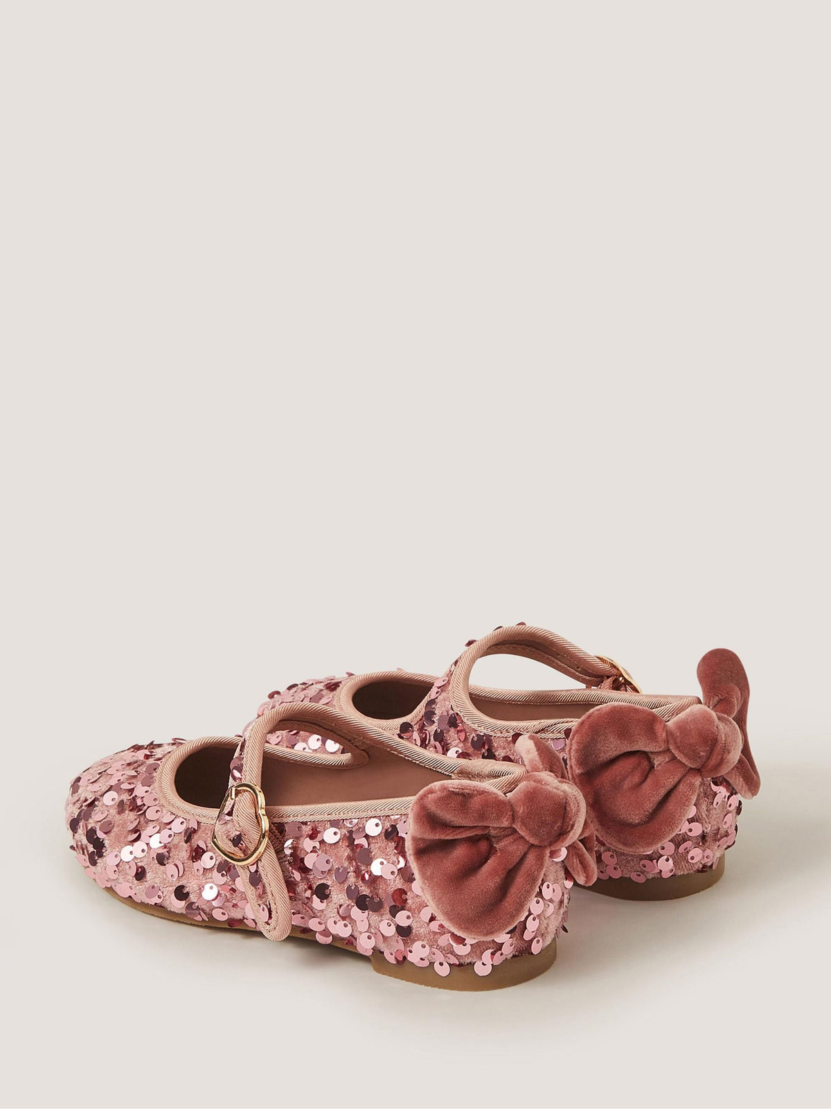 Dsiney Kidz - Monsoon Pink Sequin Mary Jane Ballet Flats image 2