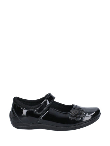 Hush Puppies Black Jessica Junior School Shoes image 1