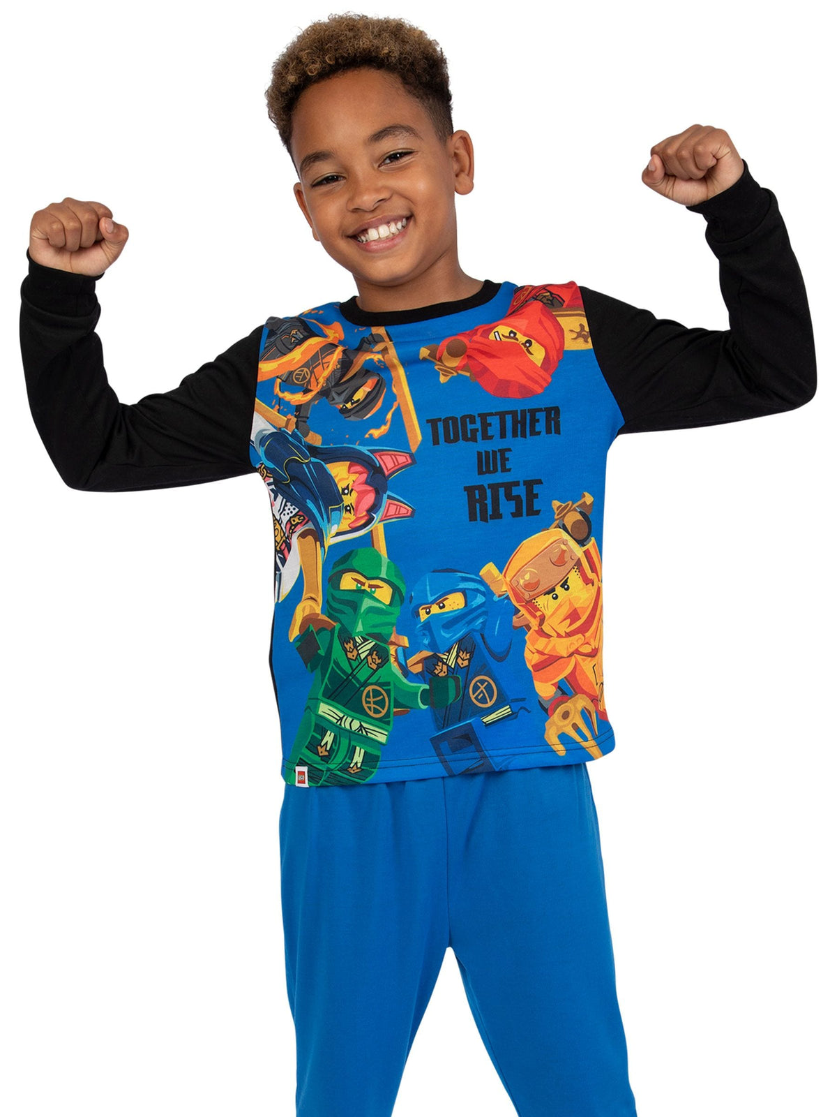 Dsiney Kidz - Character Black Lego Ninjago Long Sleeve Pyjamas Kai, Jay, Cole And Lloyd image 4