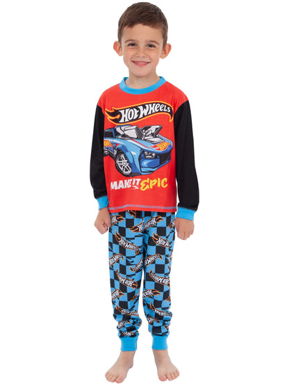 Dsiney Kidz - Character Blue Hot Wheels Epic Long Sleeve Pyjamas image 1