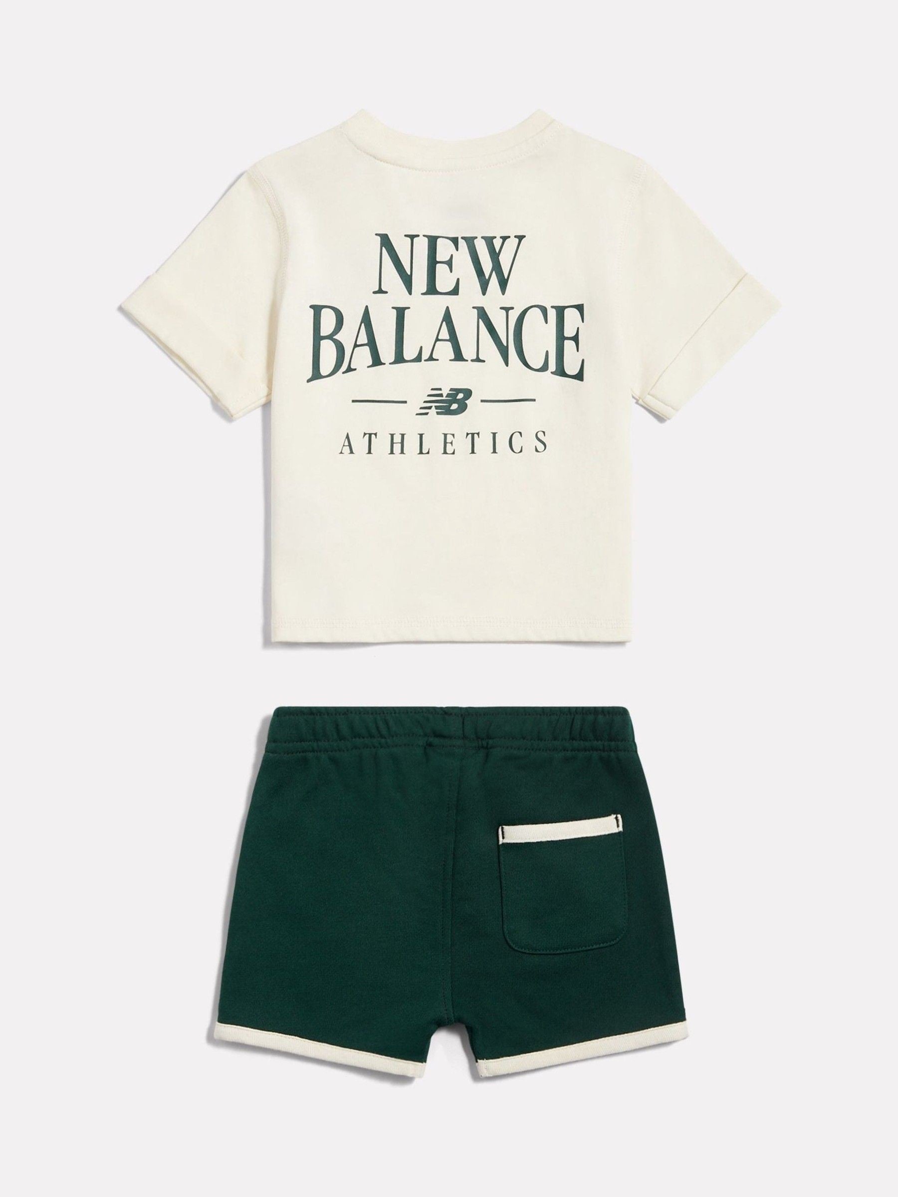 Dsiney Kidz - New Balance Cream Arched T-Shirt & Shorts Set image 2