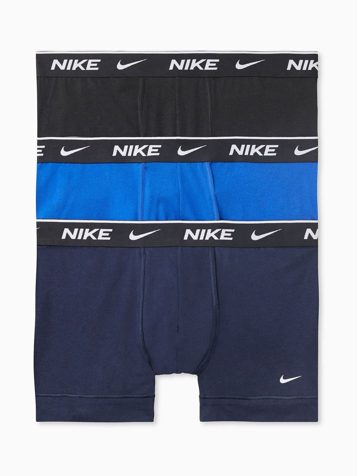 Dsiney Kidz - Nike Dark Blue Everyday Cotton Stretch Boxer Trunks 3 Pack image 1