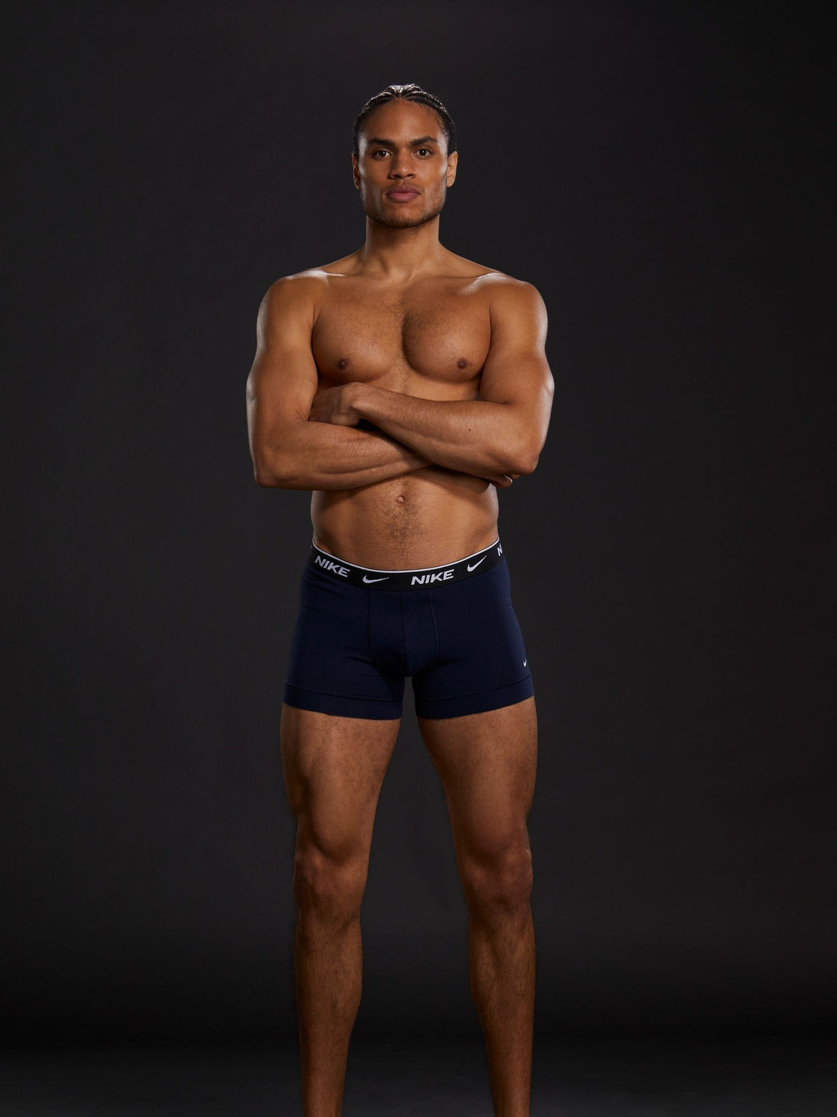 Dsiney Kidz - Nike Dark Blue Everyday Cotton Stretch Boxer Trunks 3 Pack image 3