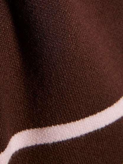 Dsiney Kidz - River Island Brown Stripe Cherry Cardigan image 4