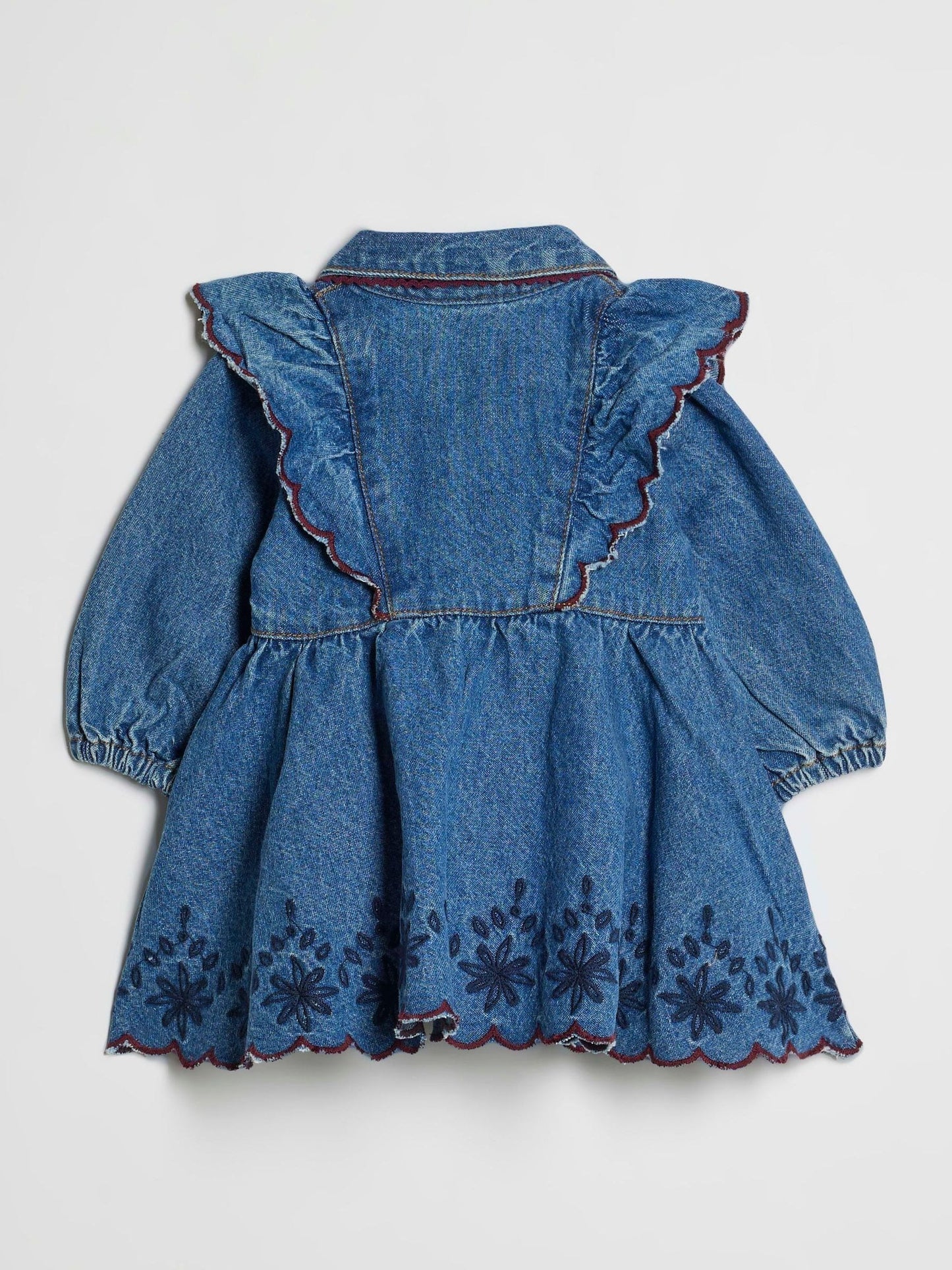 Dsiney Kidz - River Island Blue Denim Button Down Dress image 2