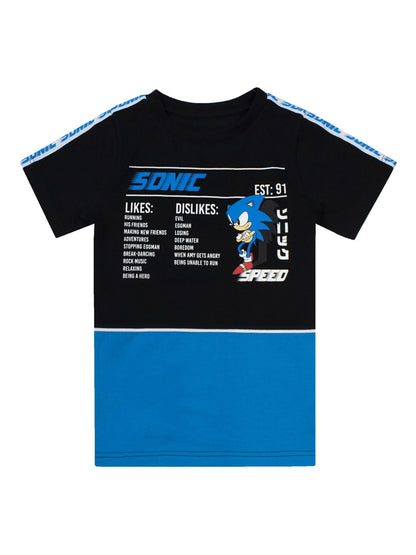 Dsiney Kidz - Vanilla Underground Black Sonic Gaming T-Shirt image 1