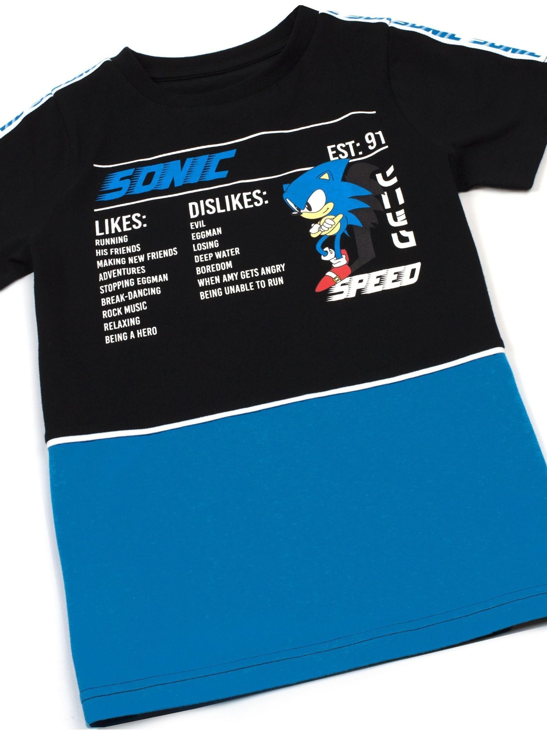 Dsiney Kidz - Vanilla Underground Black Sonic Gaming T-Shirt image 2