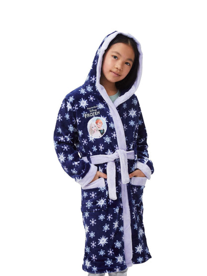 Character Blue Kids Disney Frozen Dressing Gown image 1
