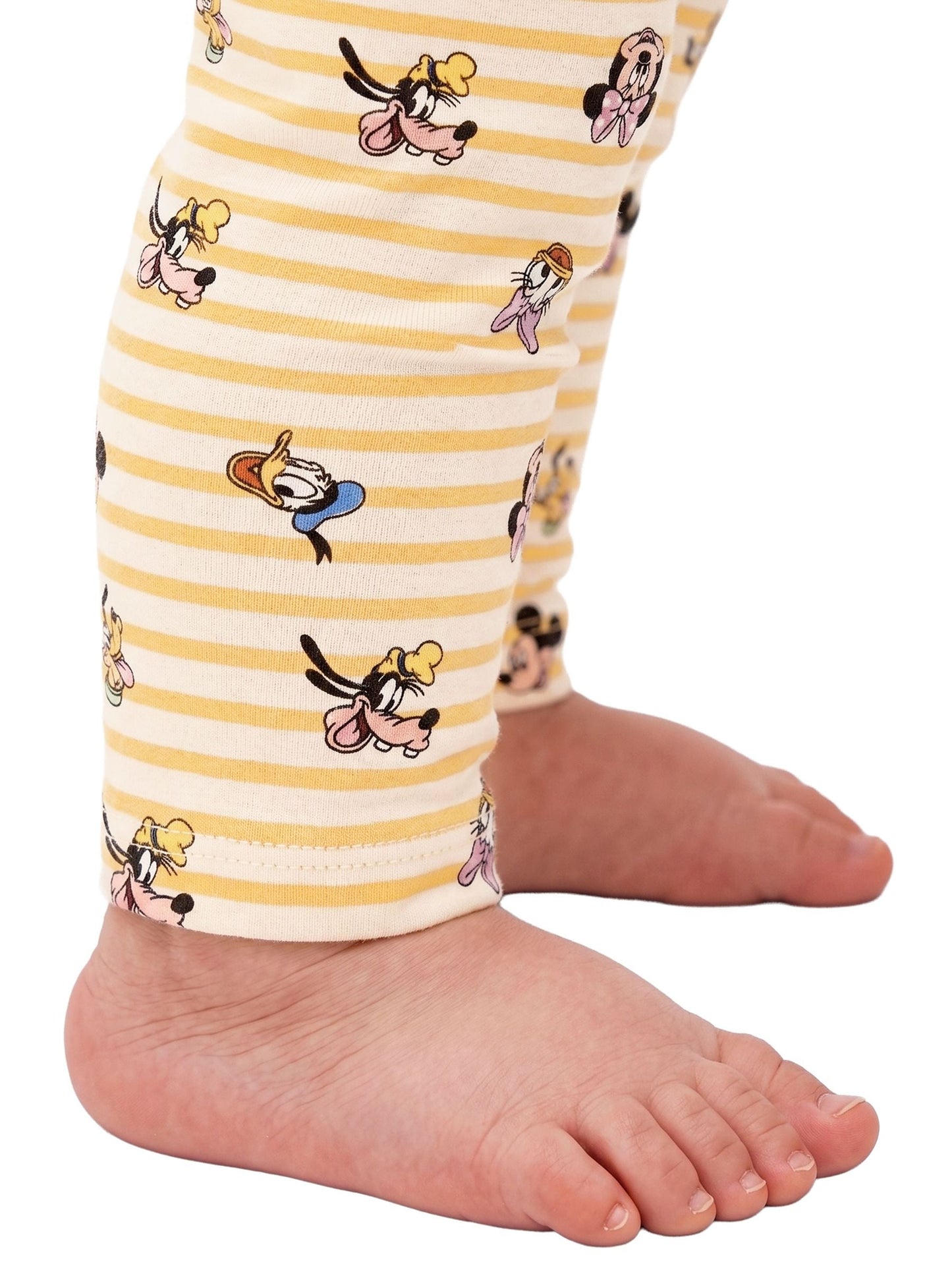 Character Yellow Disney Mickey & Friends T-Shirt And Leggings Set image 4